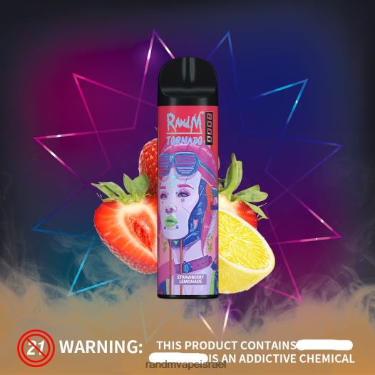 RandM Shop Discount - RandM Tornado מכשיר vape בקרת זרימת אוויר 8000 1 יחידה BVXTB6247 קרח בננה