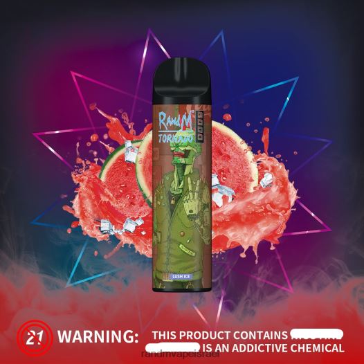 RandM Shop Discount - RandM Tornado מכשיר vape בקרת זרימת אוויר 8000 1 יחידה BVXTB6247 קרח בננה