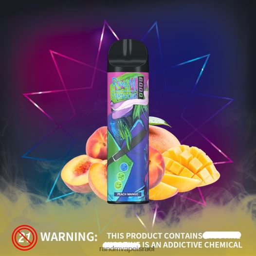 RandM Shop Discount - RandM Tornado מכשיר vape בקרת זרימת אוויר 8000 1 יחידה BVXTB6247 קרח בננה