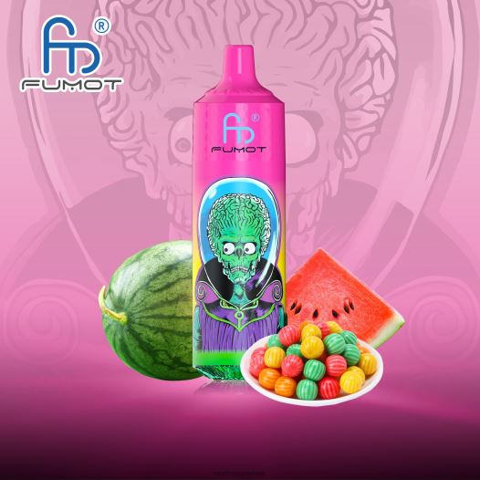 RandM Vape ישראל - Fumot RandM Tornado מכשיר 9000 pro vape עם סוללה ותצוגת ejuice גרסה 1 BVXTB6202 מסטיק אבטיח