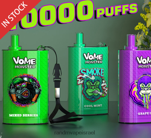 RandM Shop Discount - RandM Vome Monster 10000 בקרת זרימת אוויר מכשיר vape pod 1 pc BVXTB6277 קרח שופע