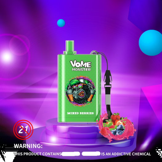 RandM Vape Factory - RandM Vome Monster 10000 בקרת זרימת אוויר מכשיר vape pod 1 pc BVXTB6278 תערובת פירות יער